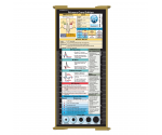 WhiteCoat Clipboard® Trifold - Tactical Brown Primary Care Edition
